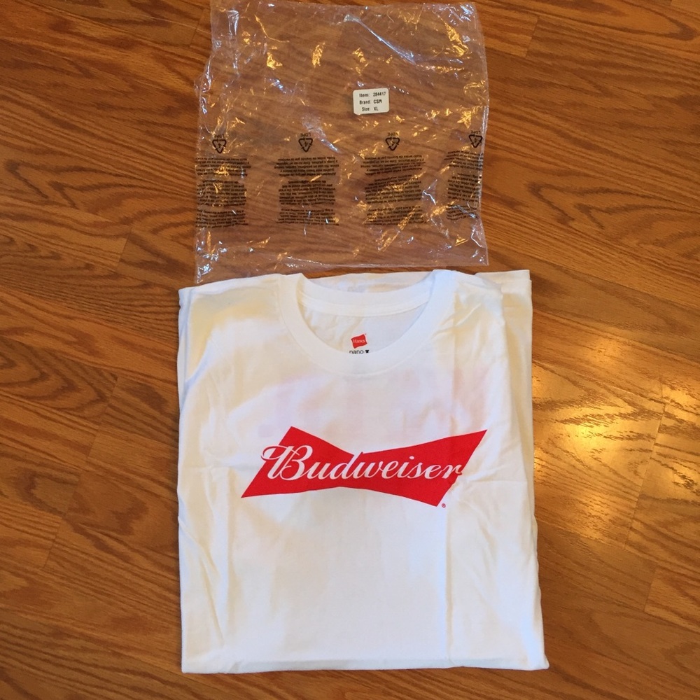 Budweiser brand new t shirt XL